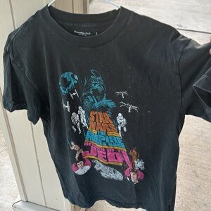 Abercrombie & Fitch Black Short Sleeve Tee Star Wars